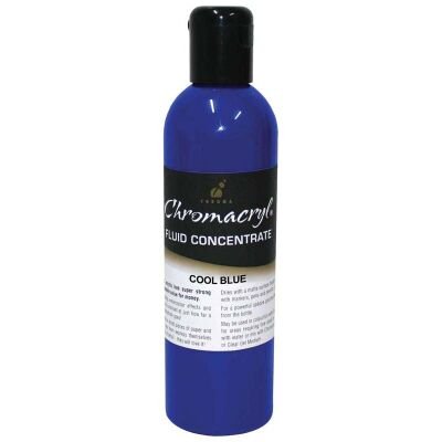 Fluid Concentrate Chromacryl Cool Blue Acrylic 250ml Kiwi Office