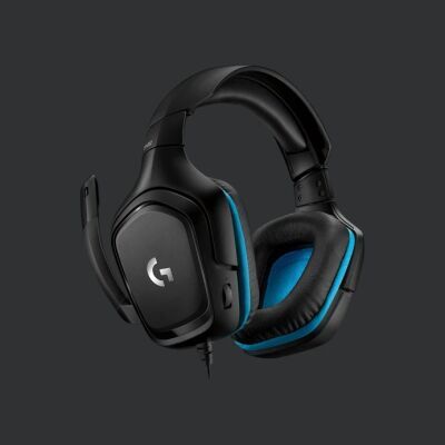 Logitech G432 DTS X 7.1 Surround Sound Wired PC Gaming Headset for sale  online
