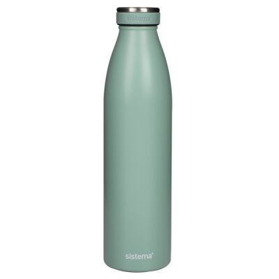 Sistema Stainless Steel Assorted Colour Drink Bottle 750ml | Kiwi Office