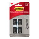 Command Hook 17032MB Matte Black Small Pack of 4 | Kiwi Office