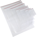 Esselte Zip Lock Bags 100mm x 155mm 50 Pack Clear Clear