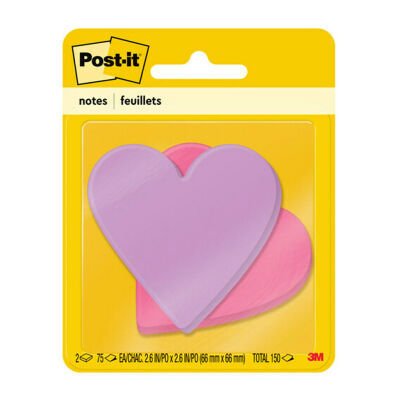 Heart Transparent Sticky Notes – Smallwoods