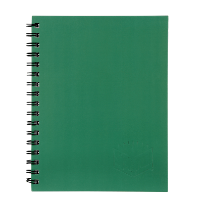 Notebook 511 Spirax Hard Cover Green Wire Bound 7mm Ruled A5 200 Pages ...