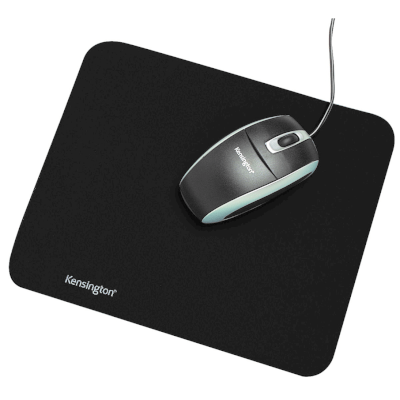 Kensington Mouse Pad with Wrist Pillow (black) : Keyboards & Mice